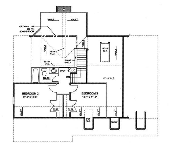 upper floor house blueprint