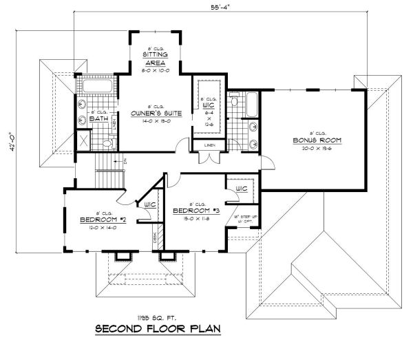 upper floor house blueprint