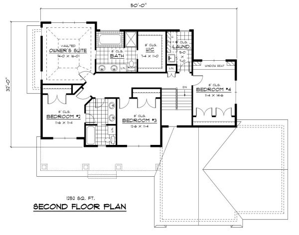 upper floor house blueprint