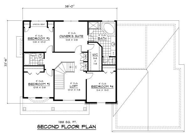 upper floor house blueprint
