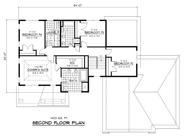 upper floor house blueprint