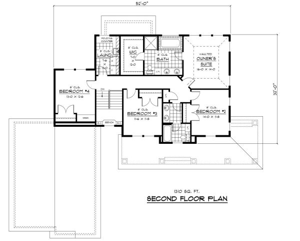 upper floor house blueprint