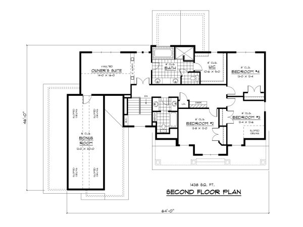 upper floor house blueprint