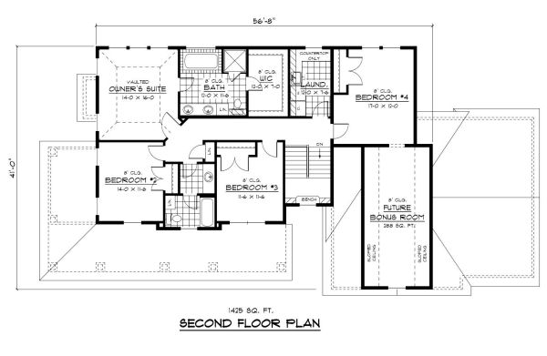 upper floor house blueprint