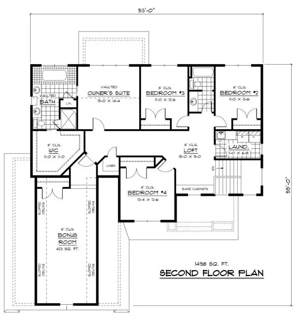 upper floor house blueprint