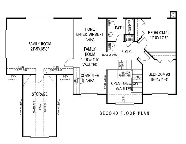 upper floor house blueprint