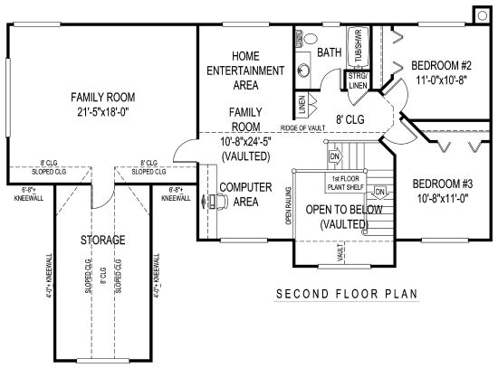upper floor house blueprint