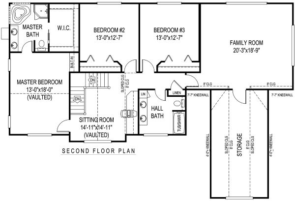 upper floor house blueprint