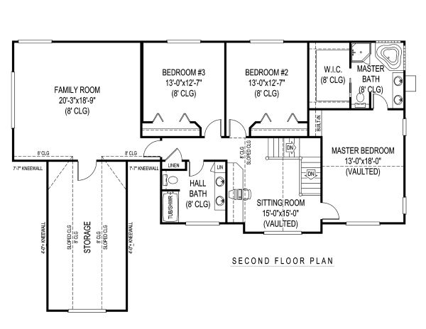 upper floor house blueprint