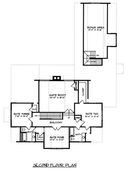 upper floor house blueprint