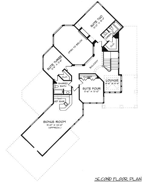 upper floor house blueprint