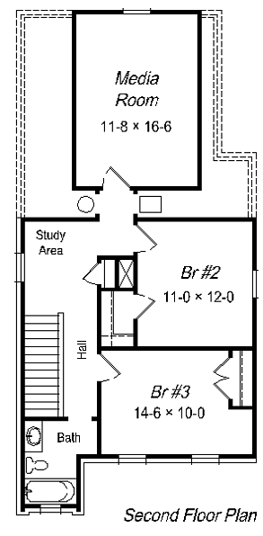 upper floor house blueprint