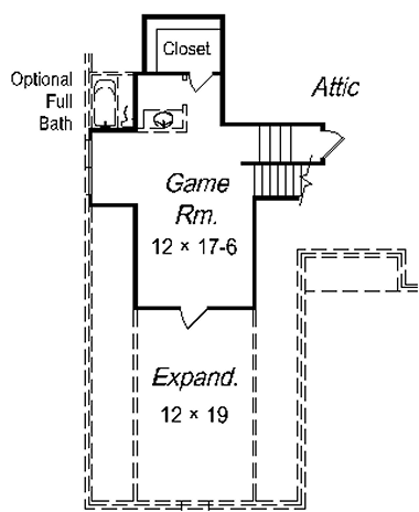 upper floor house blueprint