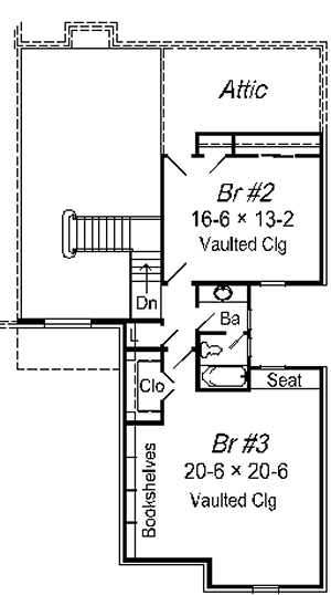 upper floor house blueprint