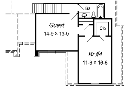 upper floor house blueprint