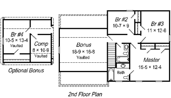 upper floor house blueprint