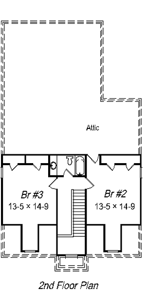 upper floor house blueprint