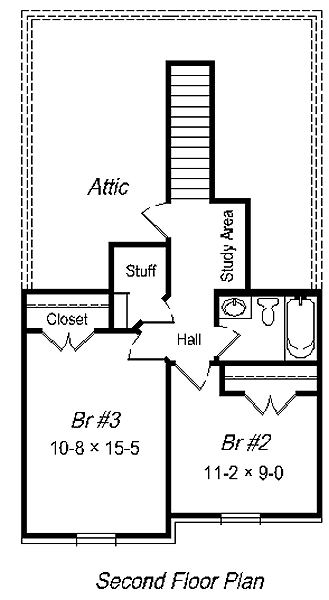 upper floor house blueprint