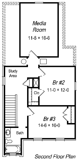 upper floor house blueprint