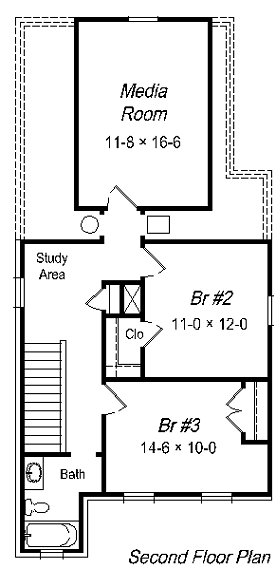 upper floor house blueprint