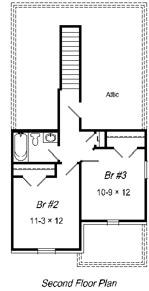 upper floor house blueprint
