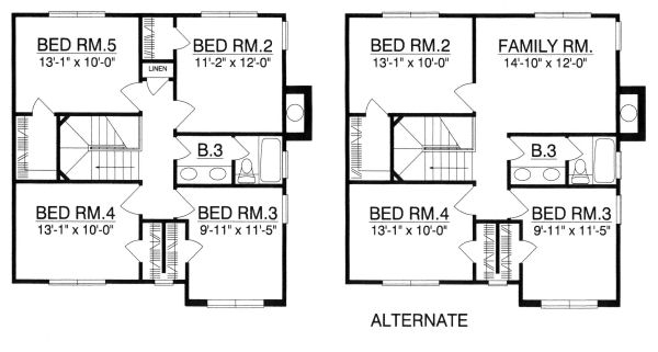 upper floor house blueprint