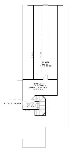 upper floor house blueprint
