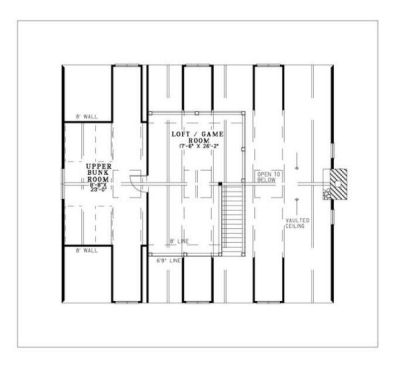 upper floor house blueprint
