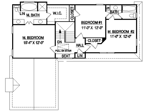 upper floor house blueprint
