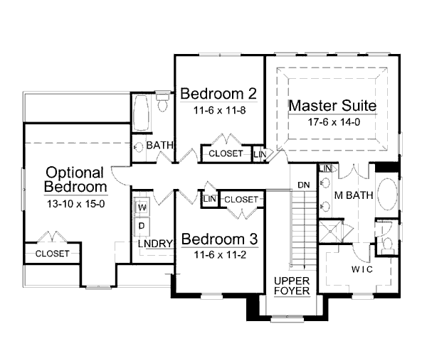 upper floor house blueprint