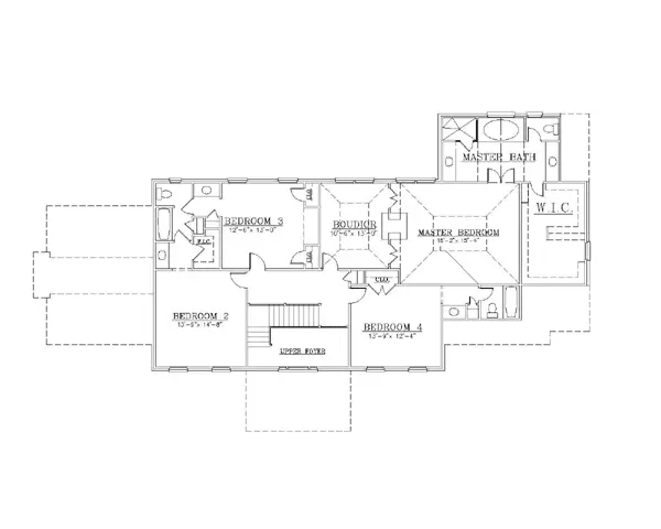 upper floor house blueprint