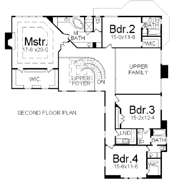 upper floor house blueprint