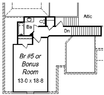 upper floor house blueprint