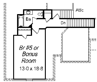 upper floor house blueprint