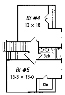 upper floor house blueprint