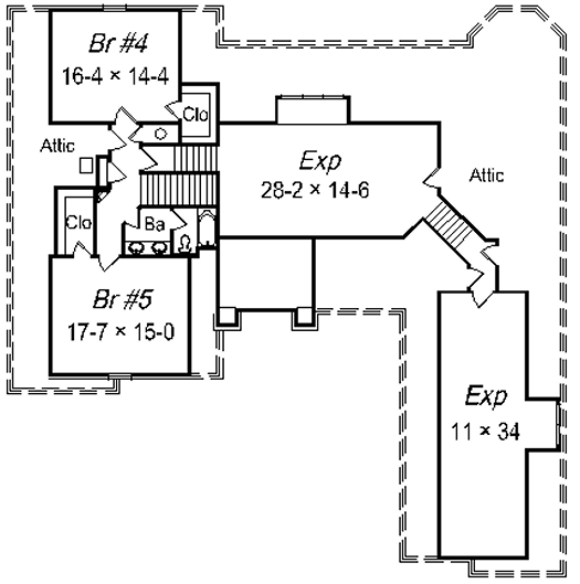 upper floor house blueprint