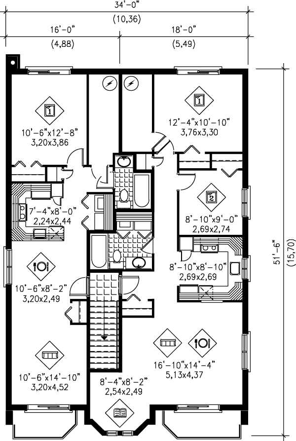upper floor house blueprint