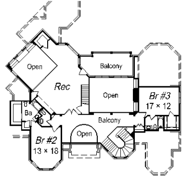 upper floor house blueprint