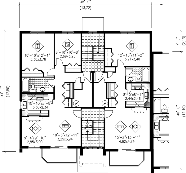 upper floor house blueprint