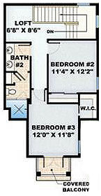 upper floor house blueprint
