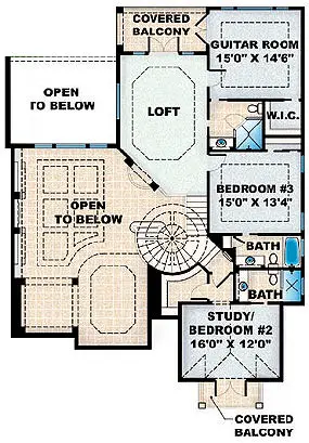 upper floor house blueprint