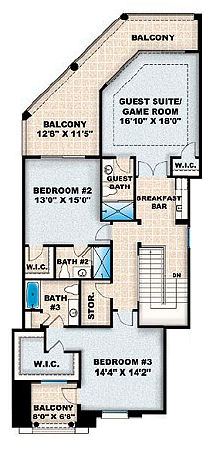 upper floor house blueprint