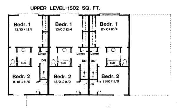 upper floor house blueprint