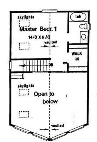 upper floor house blueprint