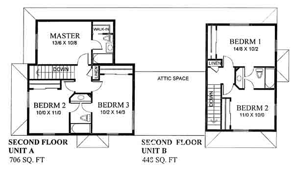 upper floor house blueprint