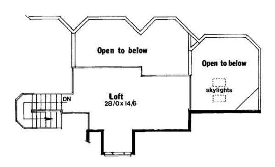 upper floor house blueprint