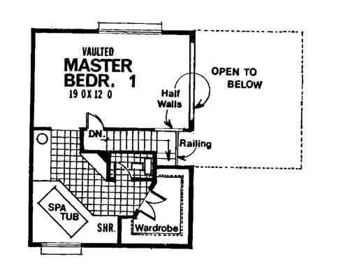 upper floor house blueprint
