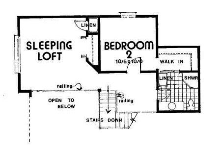 upper floor house blueprint