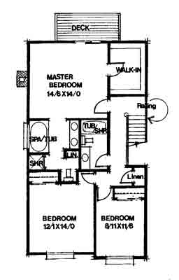 upper floor house blueprint