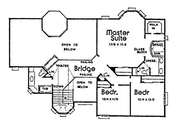 upper floor house blueprint